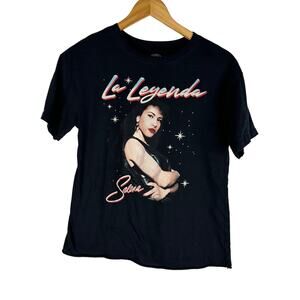 Official Selena Merchandise La Leyenda Black T-Shirt